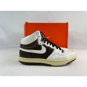 Nike Court Force Hi Premium Shoes Snake Skin Baroque Brown 313941-112 Size 9.5
